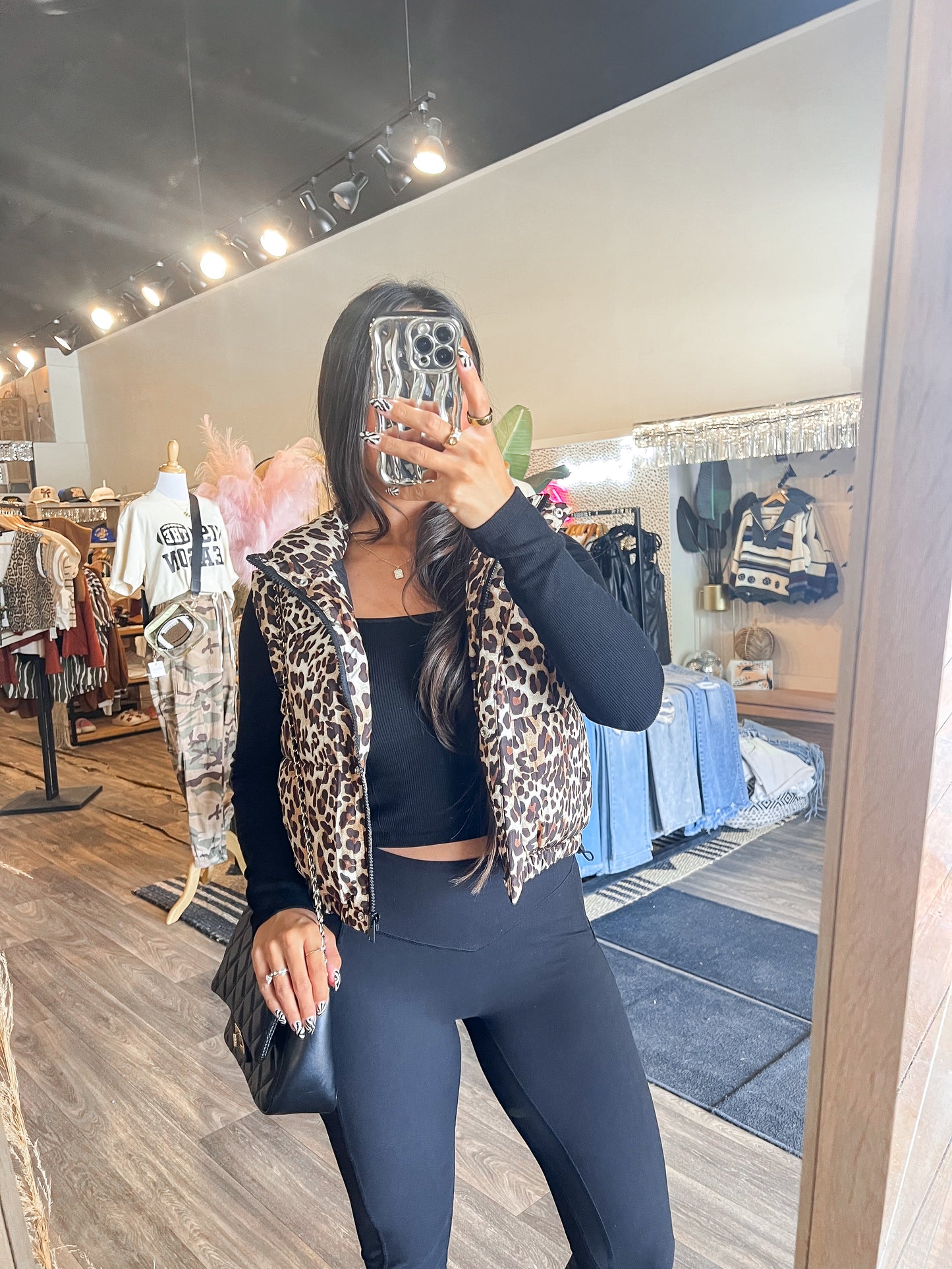 JC Leopard Vest
