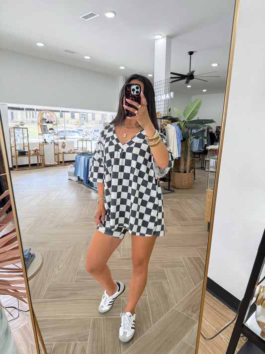 Checker Biker Set