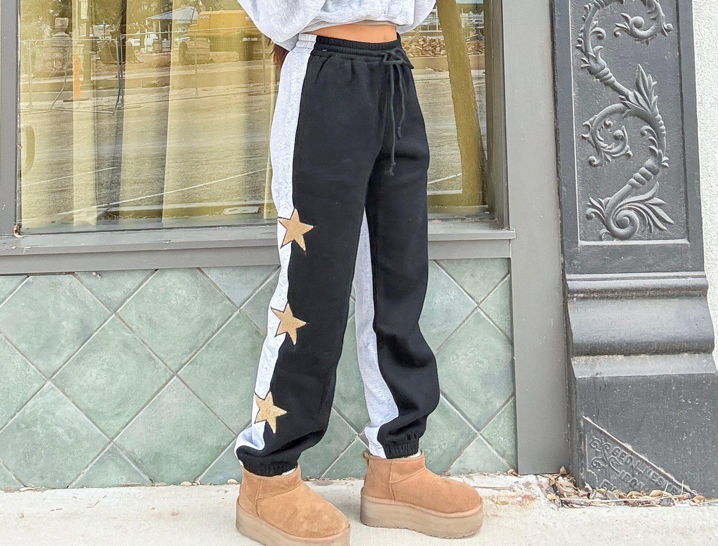Star Sherpa Sweatpants