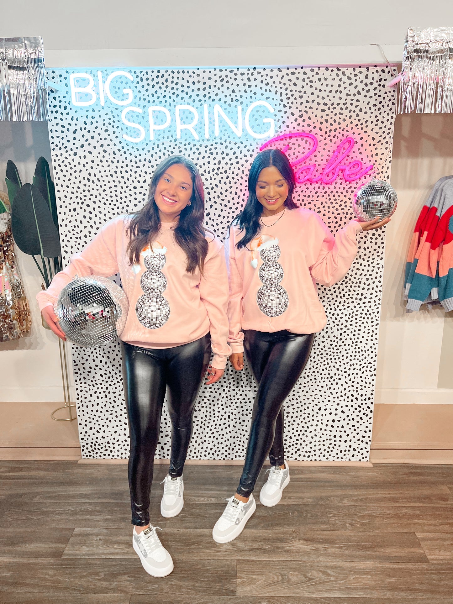 Snowman Disco Sweater