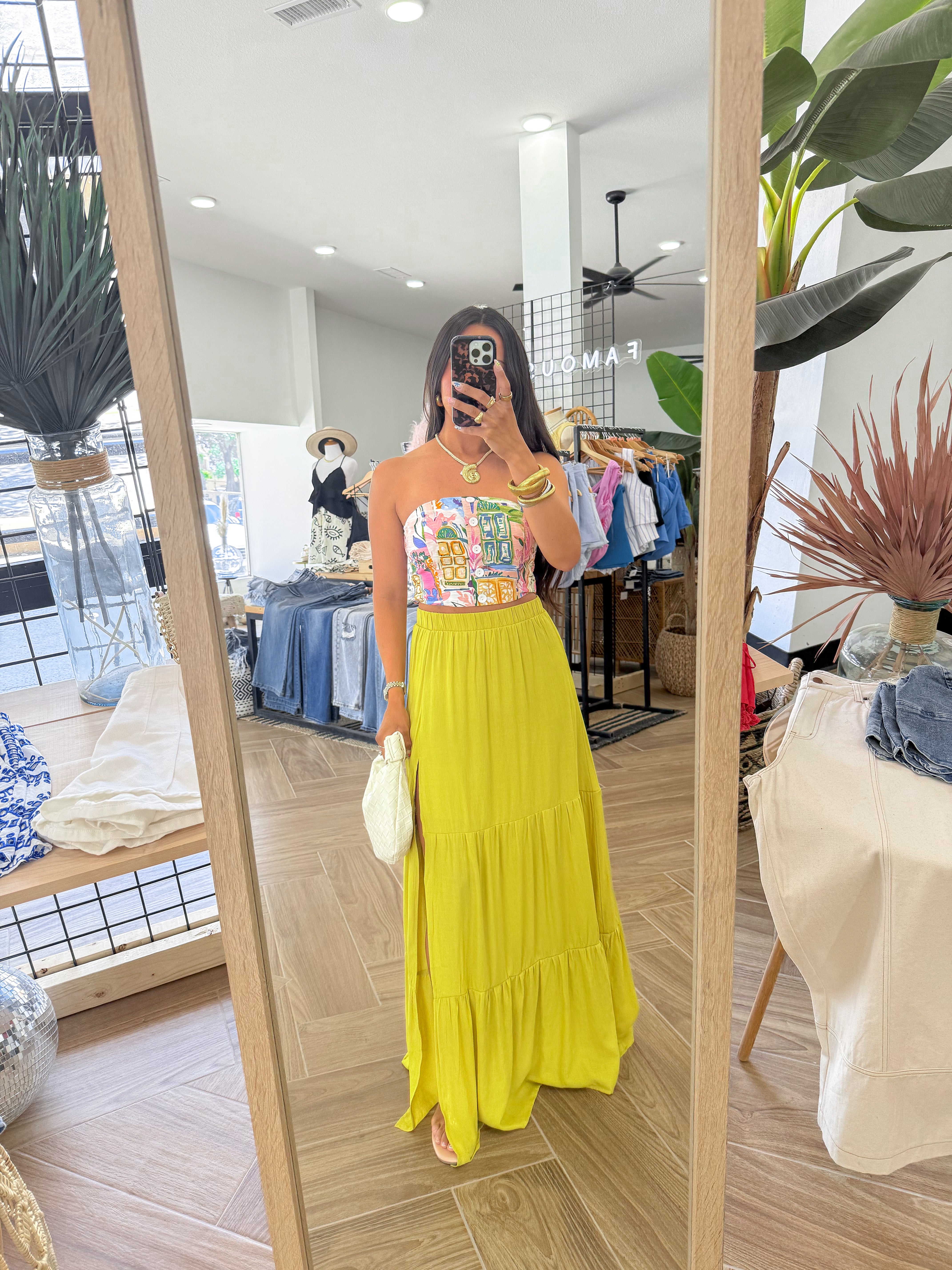 【Bellialeu】24fw Freezia skirt Beliz Maxi Skirt – FamousElle