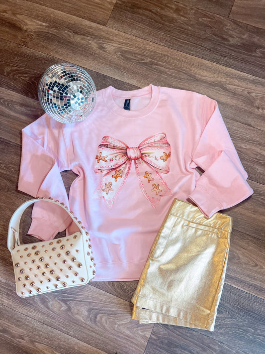 Gingerbread Bow Sweater