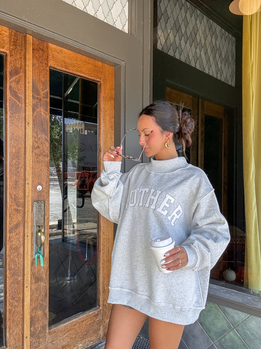 Mother Mock Neck Sweater