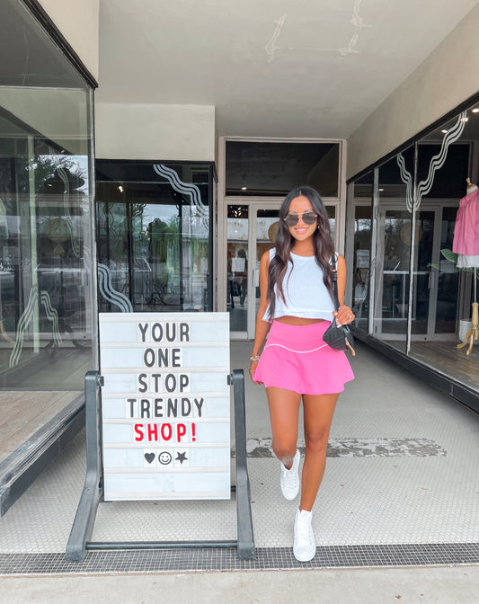 Pink Tennis Skirt