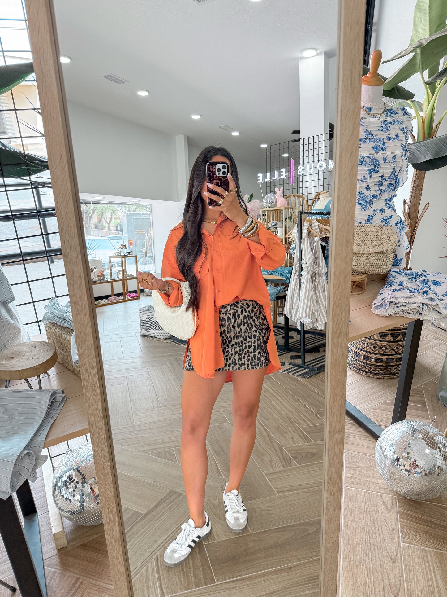 Tayler Leopard Skirt