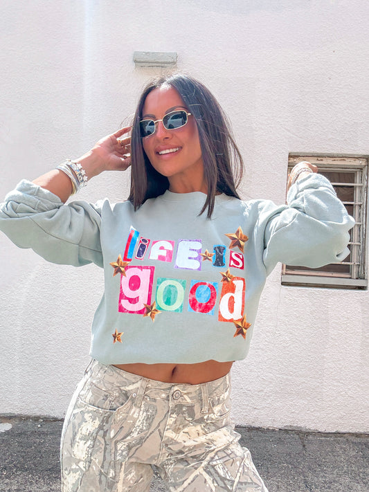 Life Is Good Sweater