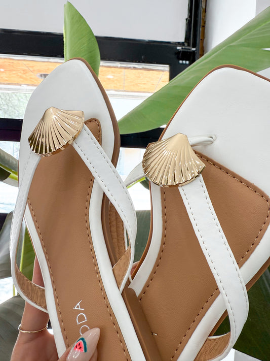 Sea Shell Flip Flop