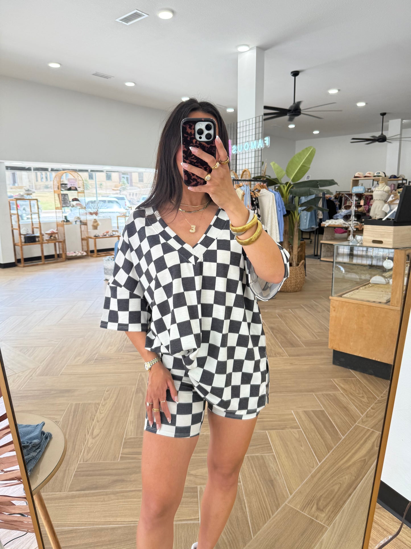 Checker Biker Set
