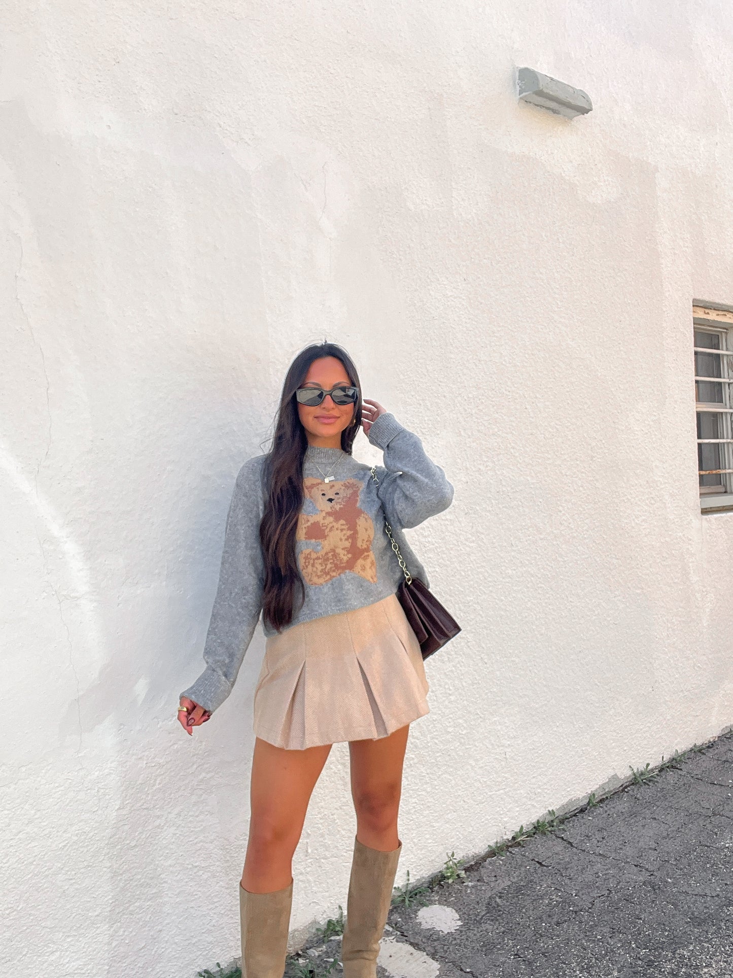 Paisley Pleated Skort