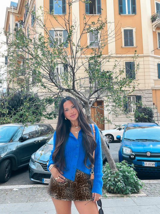 Gracie Leopard Skirt