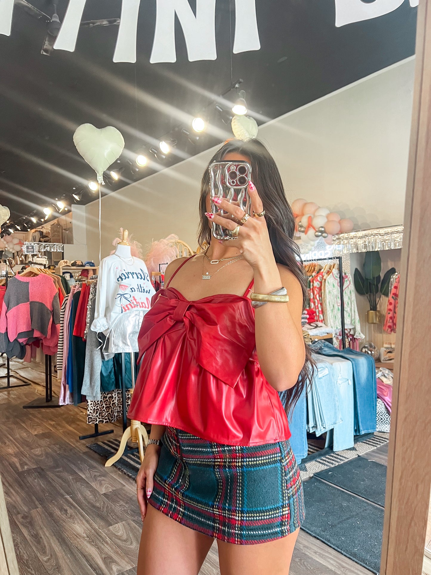 Red Bow Top
