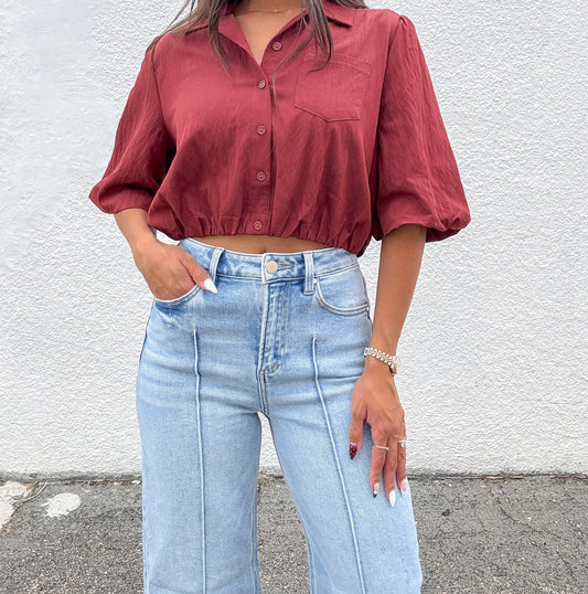 Estelle Button Top