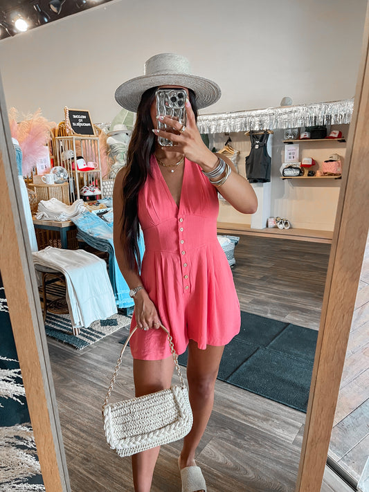 Maui Coral Romper
