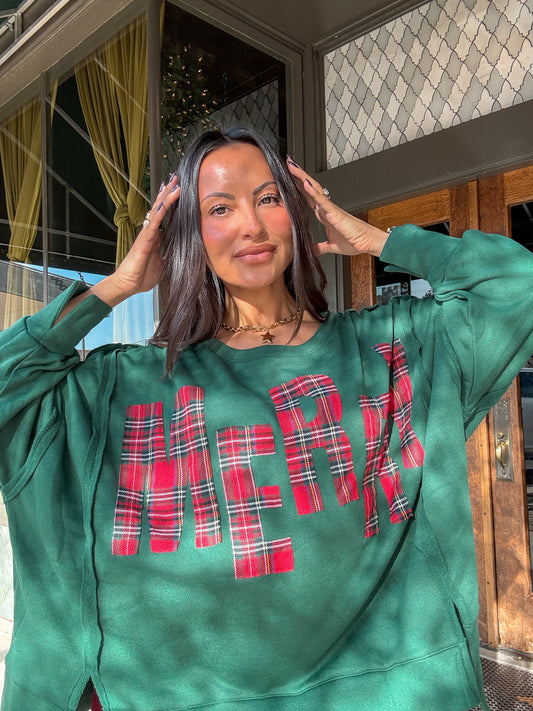 Green Merry Sweater