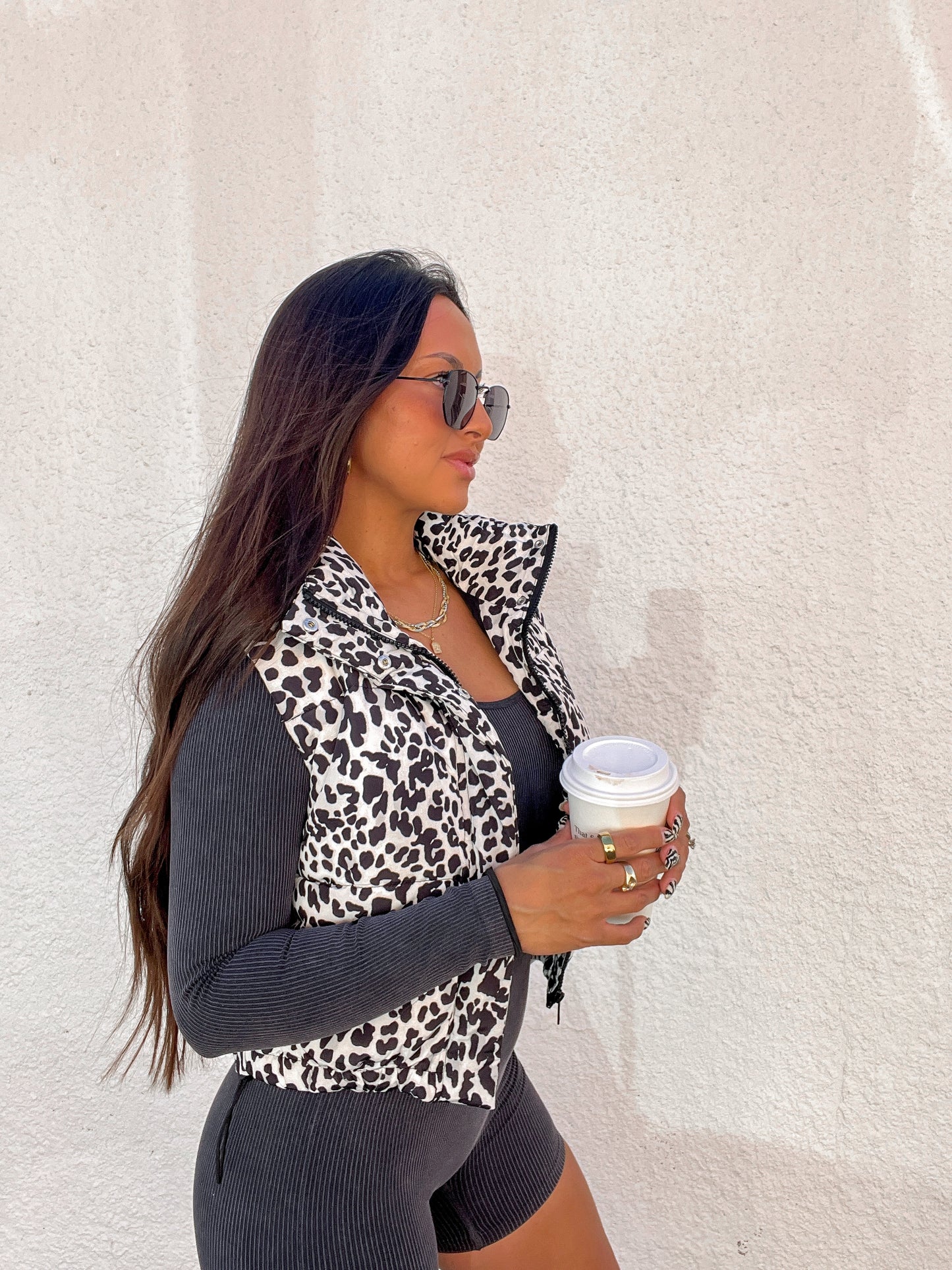 JC Leopard Vest