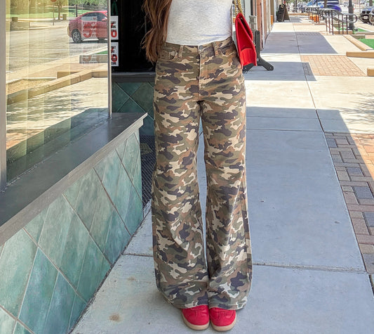Camille Camo Denim Jeans