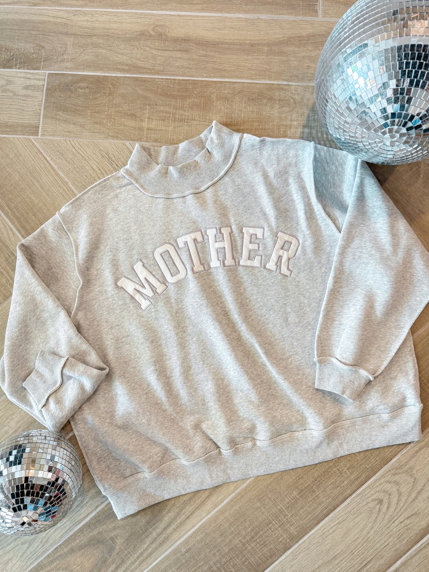 Mother Mock Neck Sweater