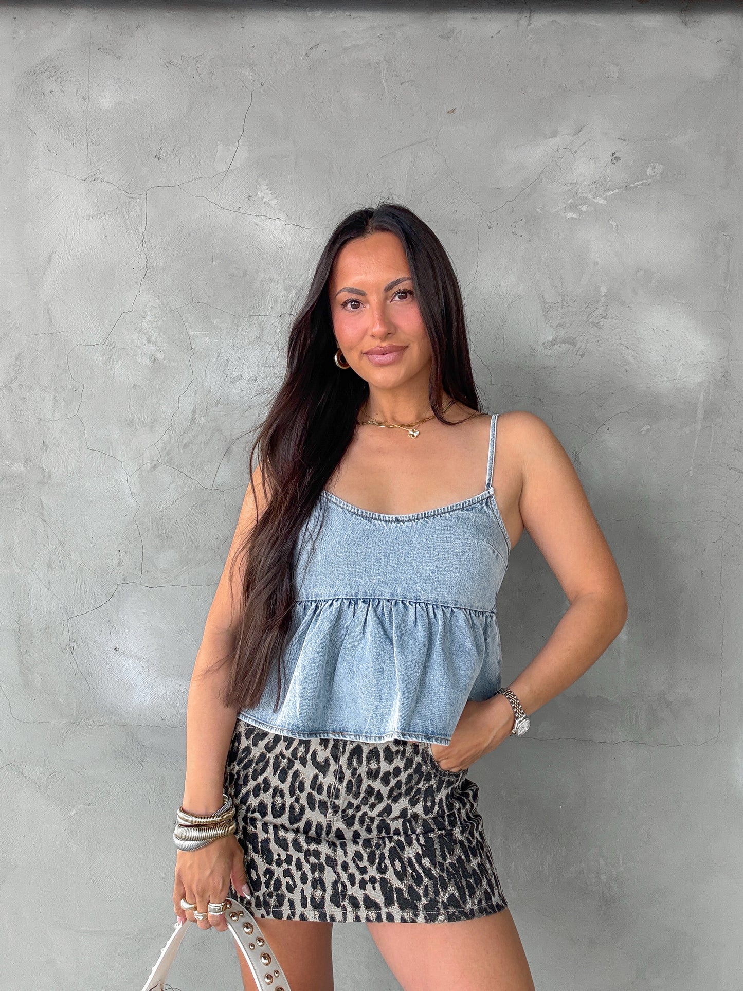 Ady Denim Top