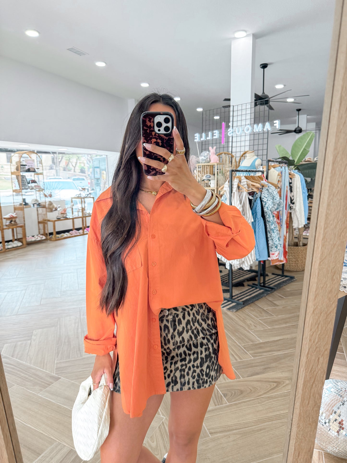 Tayler Leopard Skirt