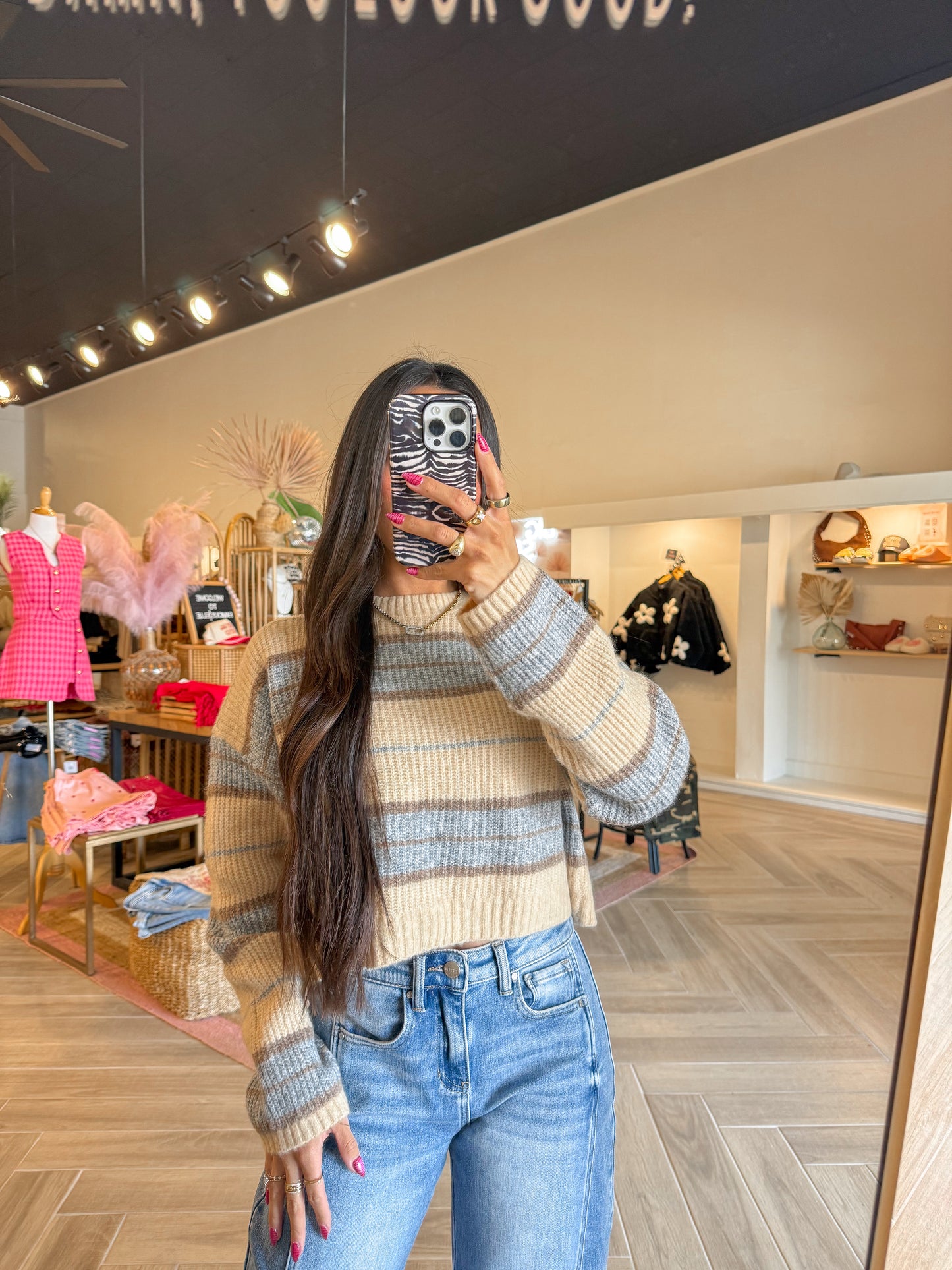 Butter Stripe Sweater