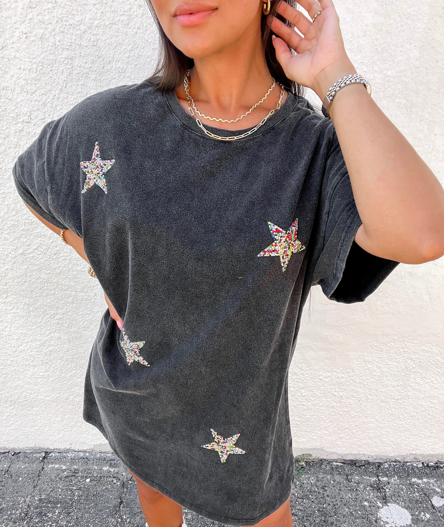 Callie Star T-Shirt Dress