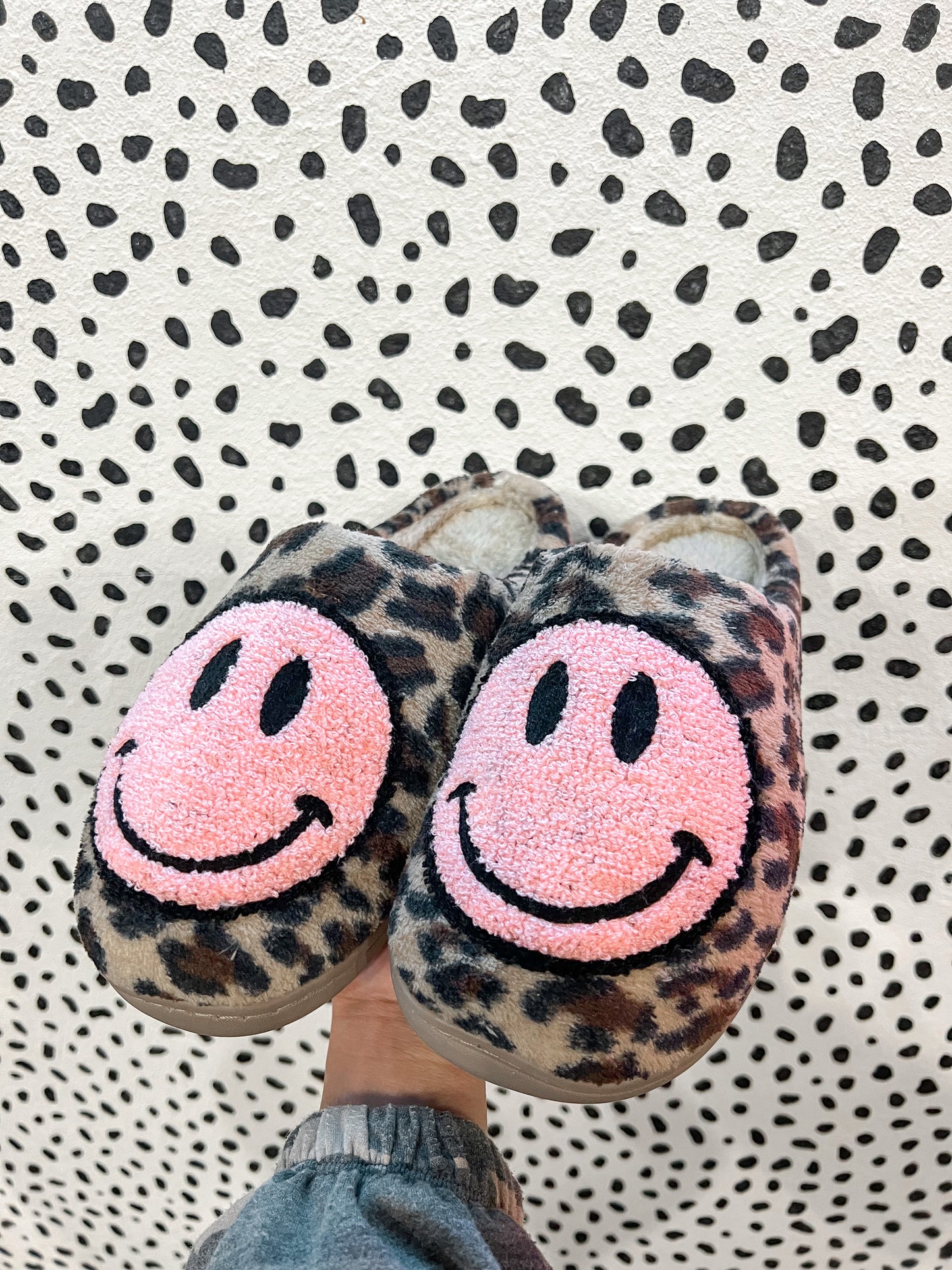 Leopard Smile Slippers