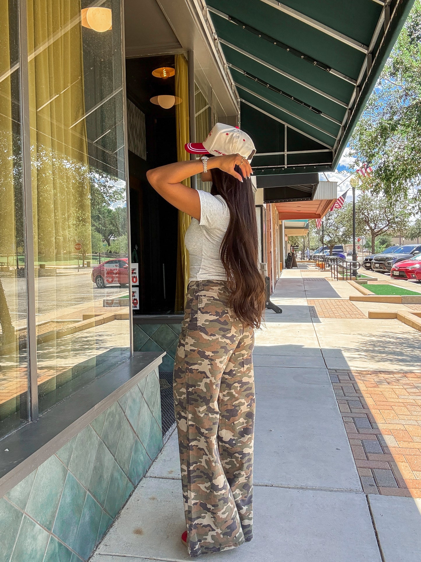 Camille Camo Denim Jeans