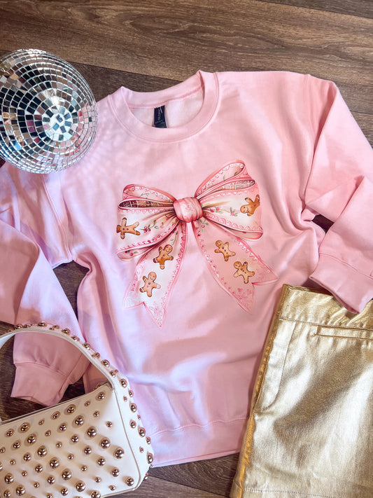 Gingerbread Bow Sweater