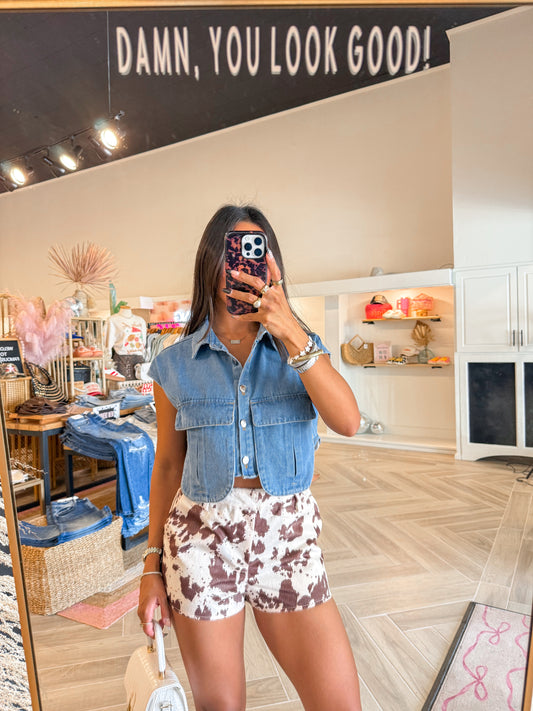 Mette Denim Top