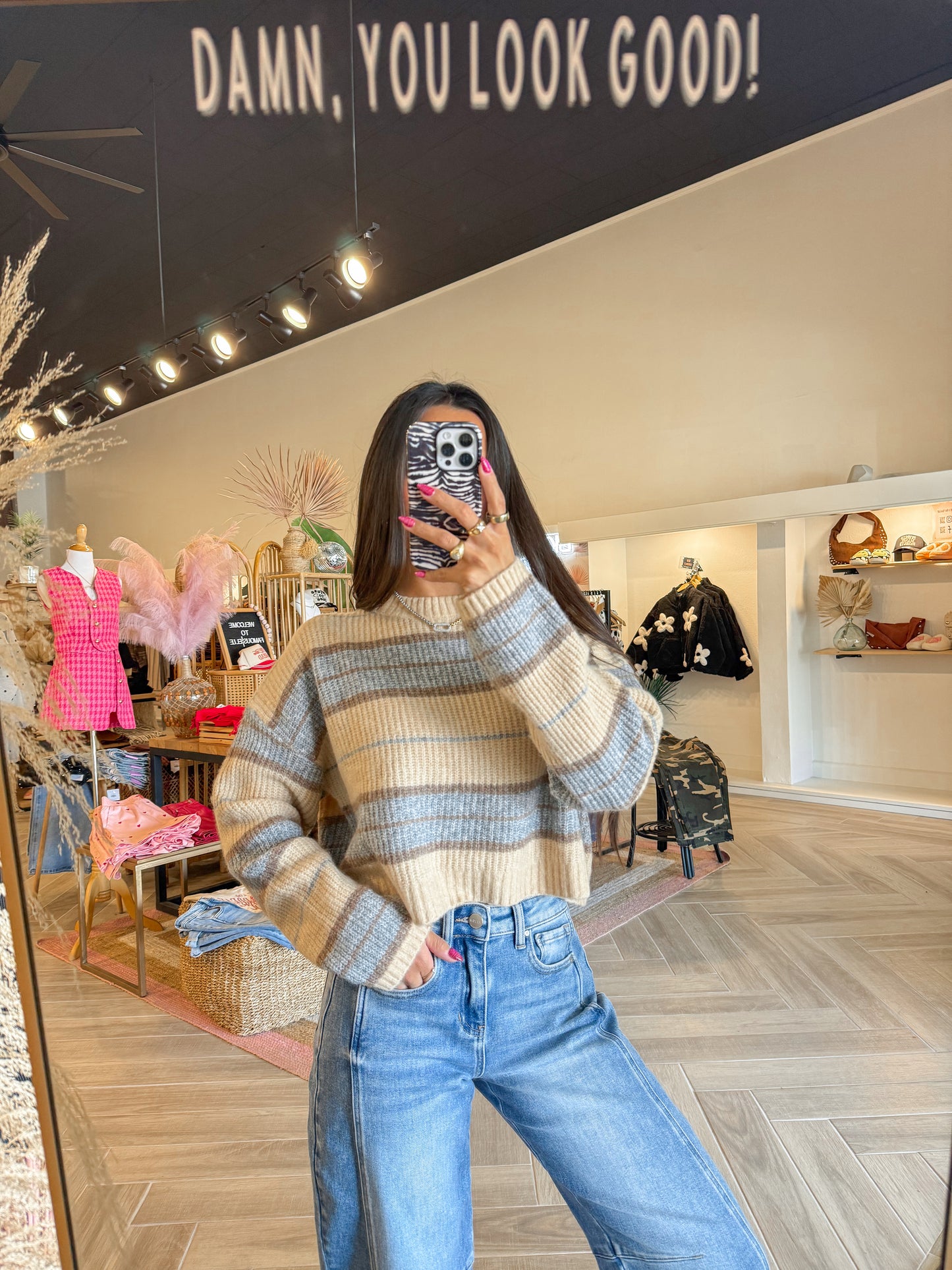 Butter Stripe Sweater