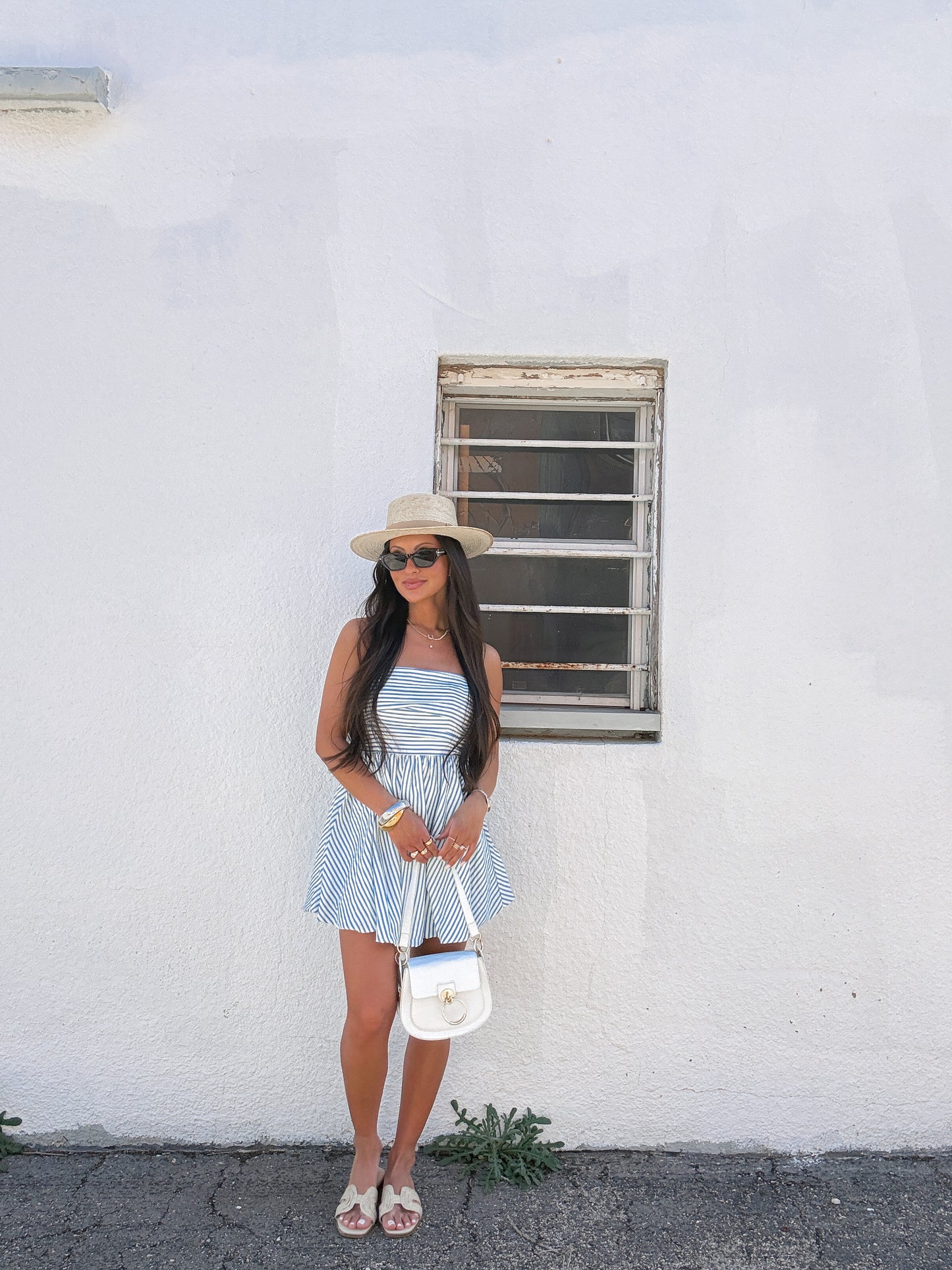 Olivia Striped Dress