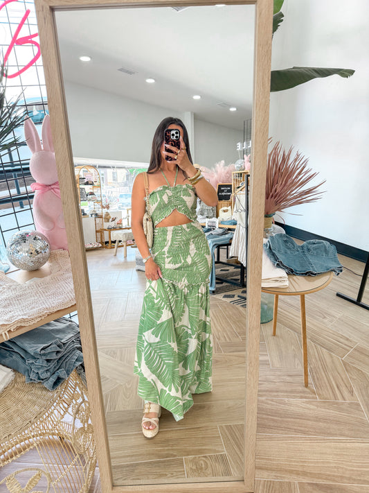 Palm Maxi Dress