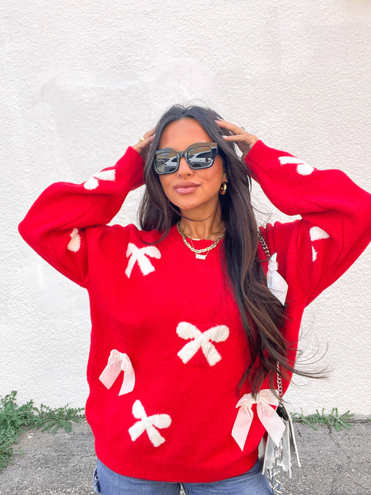 Gladys Bow Sweater