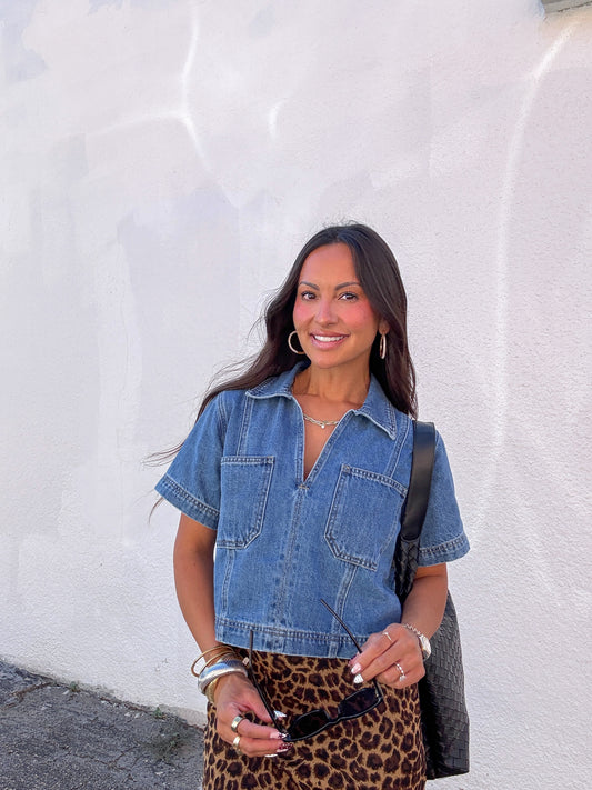 Bella Denim Top