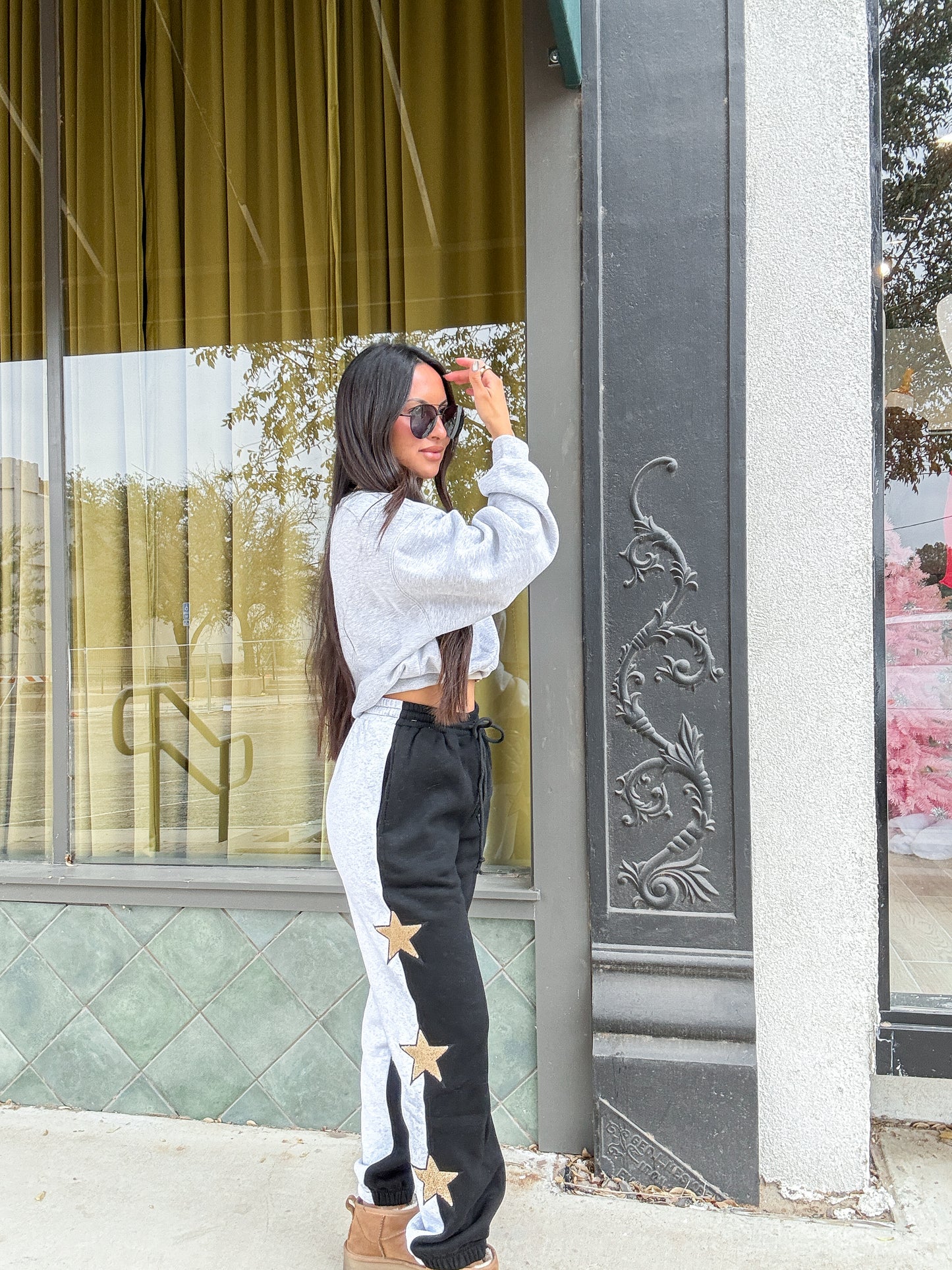 Star Sherpa Sweatpants