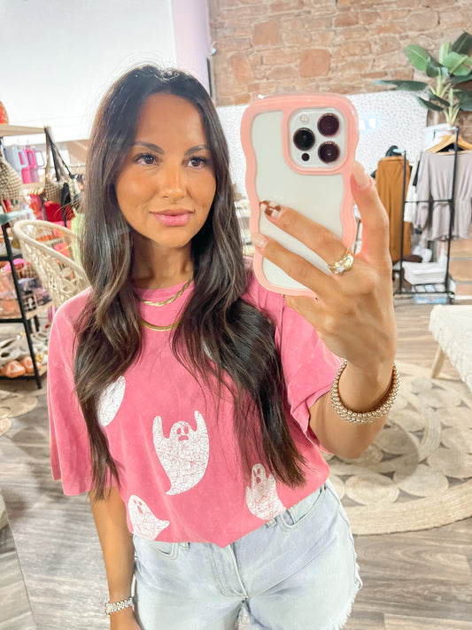Pink Ghost Tee