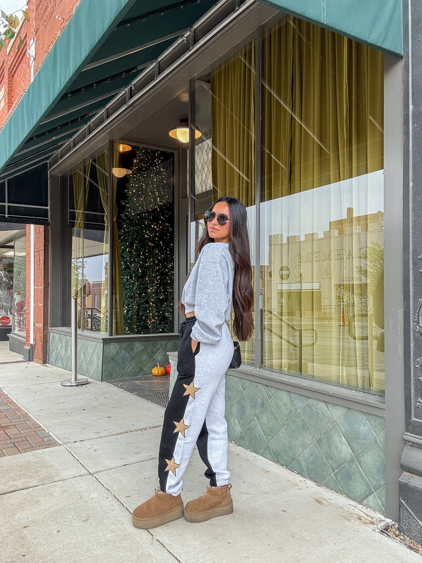 Star Sherpa Sweatpants