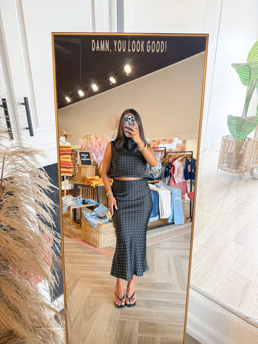 Paulina Dot Skirt