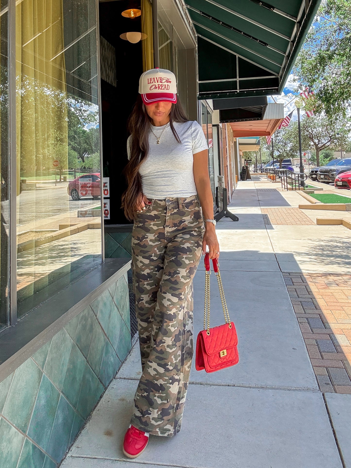 Camille Camo Denim Jeans