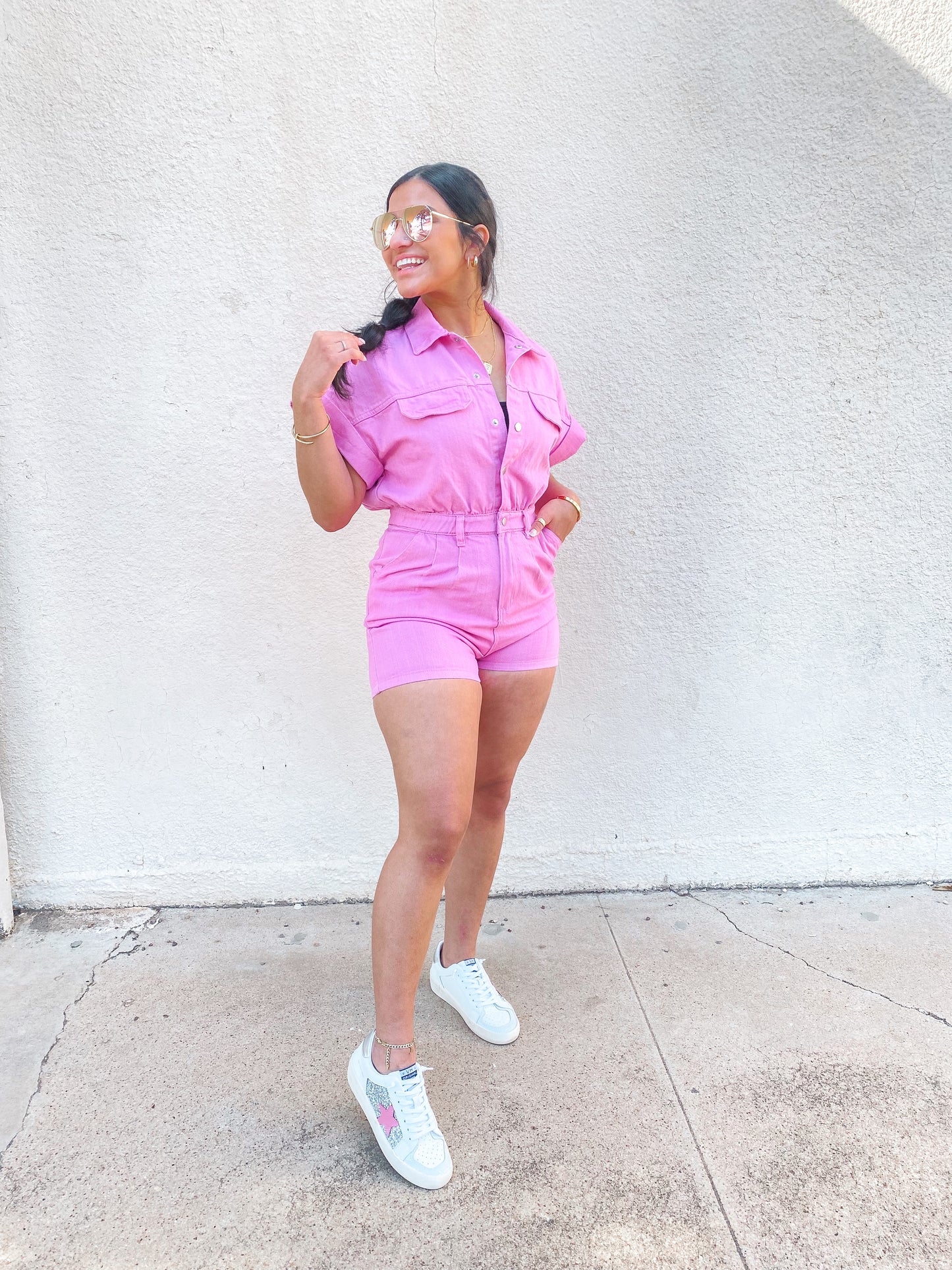 TX Denim Romper