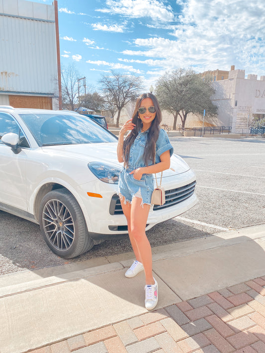 TX Denim Romper