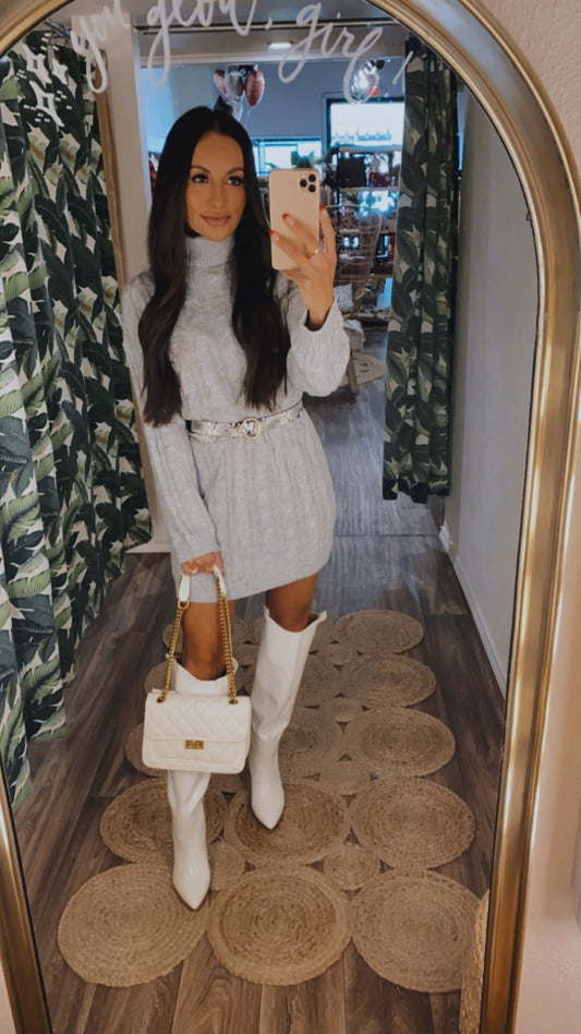 Into You Sweater Dress